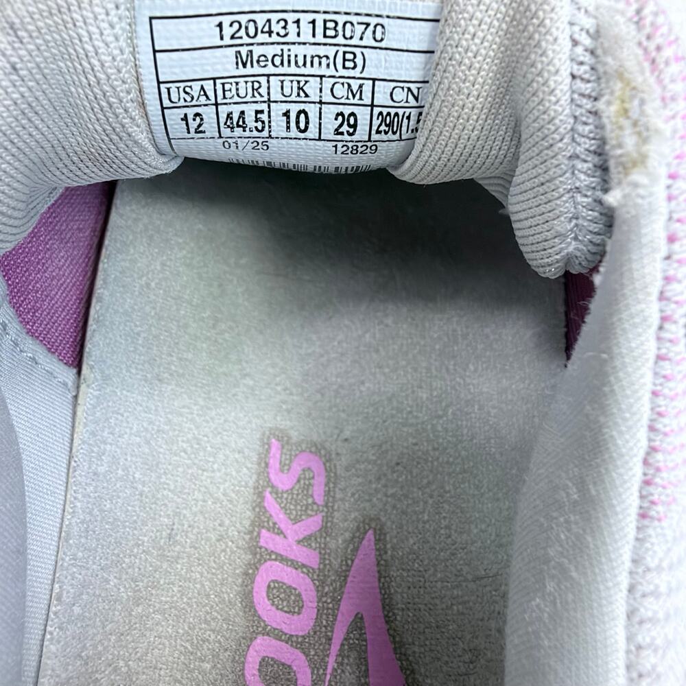 Brooks Ghost 17 Womens Running Shoes Oyster Apricot Pink Size 12 Athletic Shoe - Picture 10 of 10